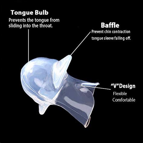 CENGZISHU Clear Silicone Tongue Cover Anti Snoring Device Anti Snoring And Anti Snoring Facial ...