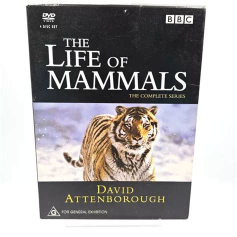 DAVID ATTENBOROUGH LIFE Of Mammals The Complete Series 4 Disc Set BBC