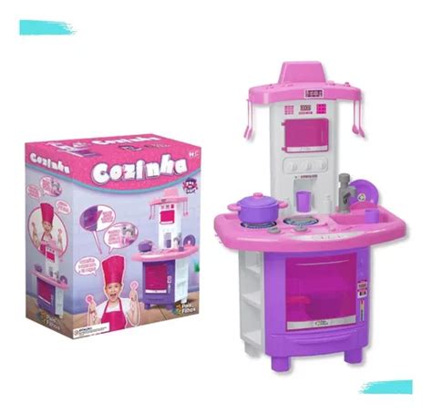 Cozinha Infantil Completa Fog Ozinho Torneira Sai Gua Frete Gr Tis