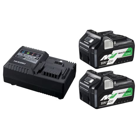 Hikoki Multi Volt Lithium Ion Battery V Ah Fast Charger Uc Syl