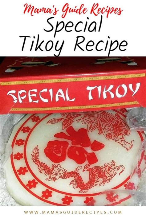 Homemade Tikoy Recipe Tikoy Recipe Tikoy Easy Bibingka Recipe