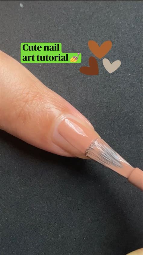 Easy Dots Nail Art Tutorial Cute Nail Design Inspo Nude Nail Design Trendy Nail Art