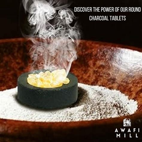 Awafi Mill Black Jawi Benzoin Incense Luxurious Vanilla Aromatic Smoke