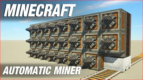 Automatic Miner Minecraft Create Mod Tutorial Youtube