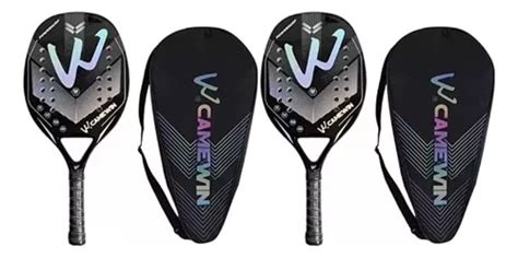 Kit Raquetes Beach Tennis Camewin Fibra De Carbono K Mercadolivre