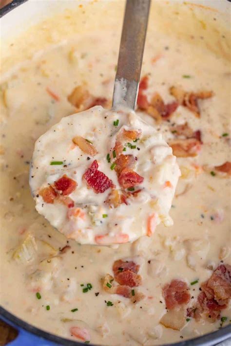 Ultimate Clam Chowder Is Creamy And Savory Made With Potatoes Cream Seasoning And Minced