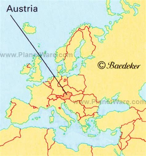 Images and Places, Pictures and Info: austrian alps map