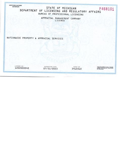 Licenses | Nationwide