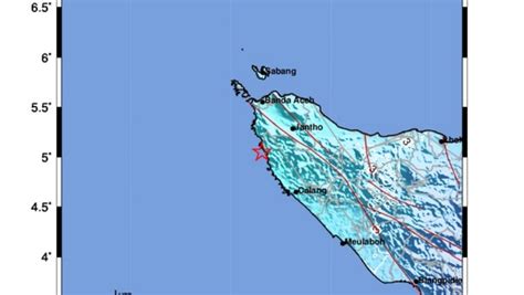 Gempa Terkini M 5 2 Di Aceh Jaya Bmkg Sebut Akibat Aktivitas Subduksi