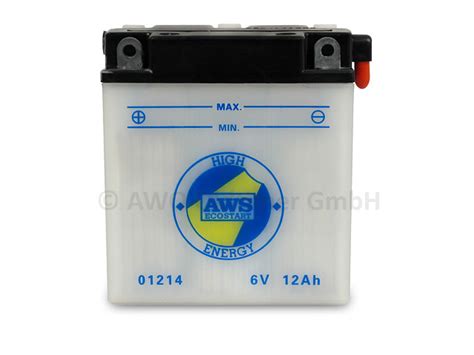 Batterie 6V / 12Ah (ohne Säurepack)