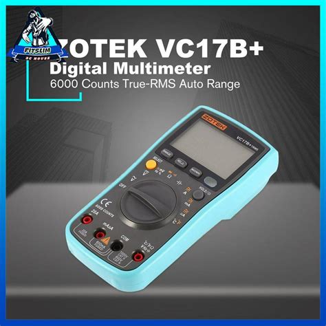 ZOTEK VC17B 6000 Counts True RMS Digital Multimeter Auto Range AC