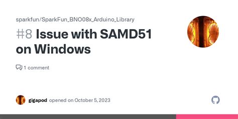 Issue With Samd On Windows Issue Sparkfun Sparkfun Bno X