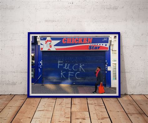 Fuck KFC Giclée Art Print A4 A5 Sizes Etsy