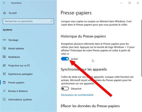 Comment Activer Lhistorique Du Presse Papiers Dans Windows 10