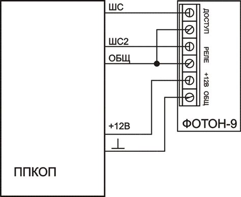 Схема подключения системы кварц