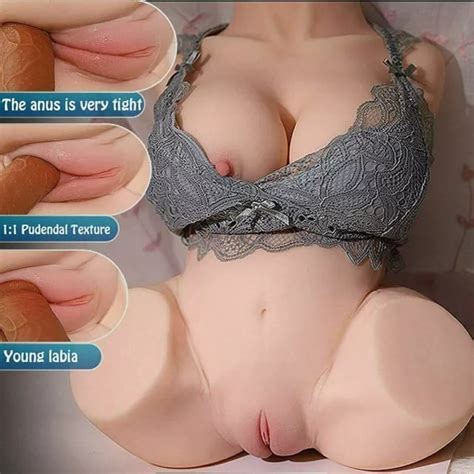 Realistic D Sex Dolls Silicone Woman Vagina Anal And Big Breasts Torso