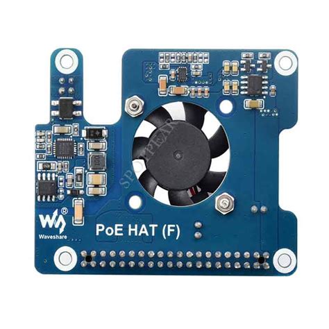 Raspberry Pi Poe Hat Power Over Ethernet Af Moudle For Pi Spotpear