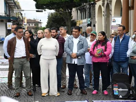 CEDH da acompañamiento a colectivos en centro de Xalapa