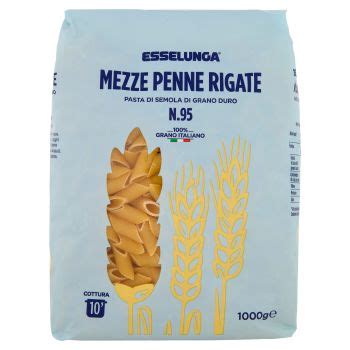 Esselunga Mezze Penne Rigate N 95 Pasta Di Semola Di Grano Duro 100