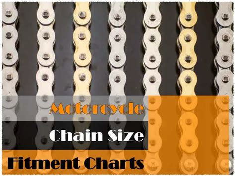 Motorcycle Chain Sizes Complete List For All Models