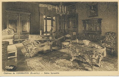 Cormatin Château de Cormatin Salon byzantin Carte postale