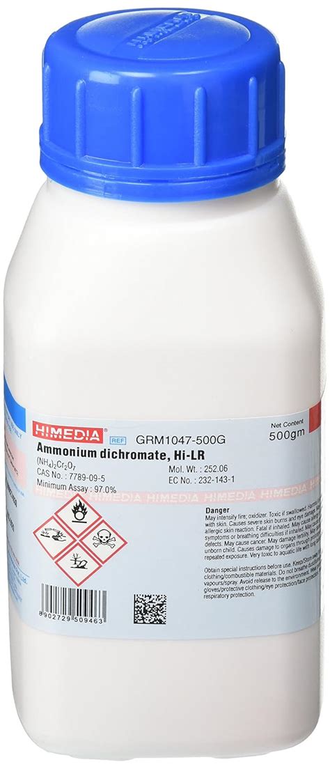 Himedia Grm1047 500g Dicromato De Amonio Extra Puro 1764