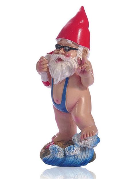 Gnome Swimming Dwarf Garden 3d Hanging Home Garden Gnomes Bikini Gnomes