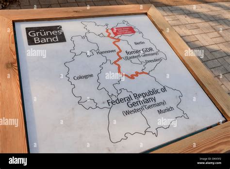 Iron curtain germany map hi-res stock photography and images - Alamy