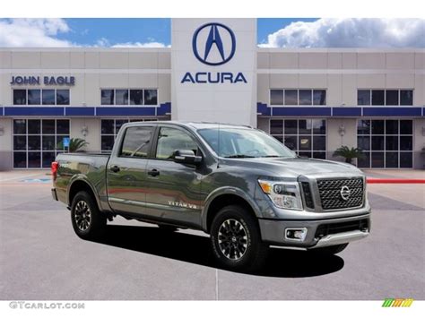 Gun Metallic Nissan Titan Pro X Crew Cab X