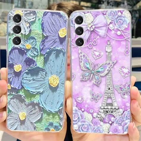 Flower Butterfly Phone Case For Samsung Galaxy A G G Cover Samsung