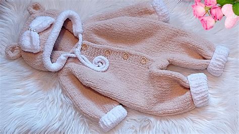🤩 Комбинезон спицами МИШКА из Ализе софти. невероятно мягкий. для ...