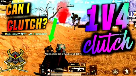 1v4 Clutch Montage By Iaido Gaming 1v4 Clutch Pubgmobile Pubg