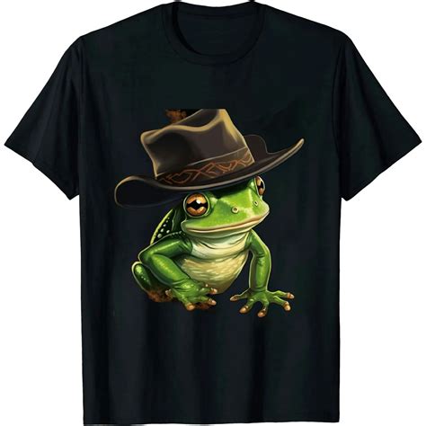 Aristuring Funny Cowboy Frog Illustration Frog Owner Love T Shirt