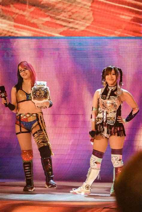 New Women Tag Team Champion Asuka & Kairi Sane | Wrestling divas, Wwe ...