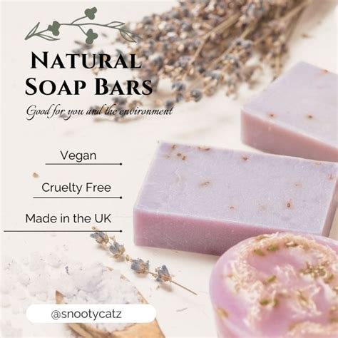 Lavender Ylang And Patchouli Handcrafted Soap Bar Snooty Catz