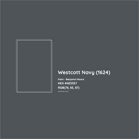 Benjamin Moore Westcott Navy 1624 Paint Color Codes Similar Paints