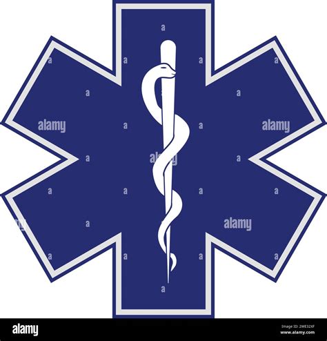 Star Of Life Medical Logo Ambulance Logo Pharmacy Sign Medical Sign