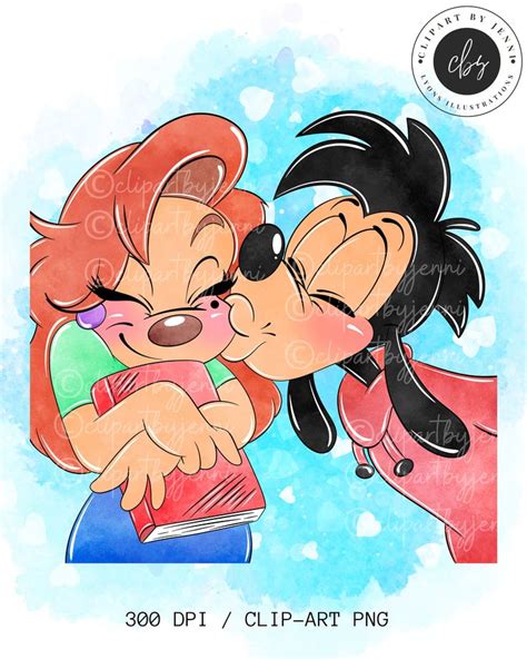 A Goofy Movie Clipart / Roxanne & Max Goofy Movie Clipart / Goofy Movie ...