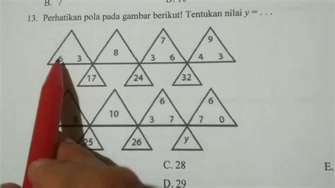 50 Soal Tps Pola Bilangan Bergambar Matematika Berpola Youtube