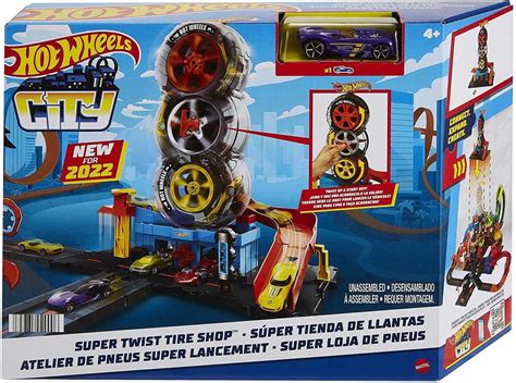 ОРИГИНАЛ Трек Хот Вилс Трюки на Шиномонтаже hot wheels city super tw грн Машинки