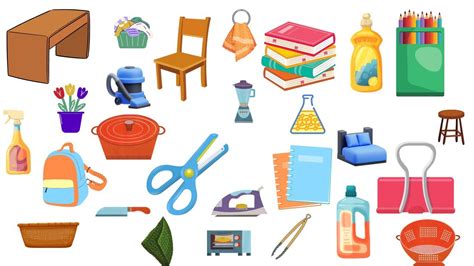 List Of Household Items Name In English List Of Household Objects