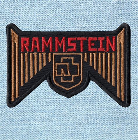 Rammstein Small Embroidery Patch King Of Patches