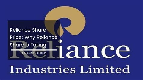 Reliance Share Price Why Reliance Share Is Falling