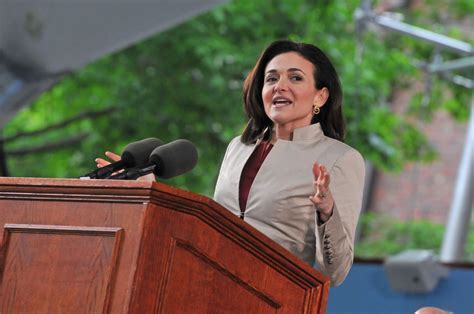 Sheryl Sandberg Of Facebook Speaks At Harvard College Class Day 2014