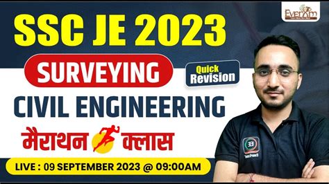 Surveying Marathon Class SSC JE 2023 Quick Revision Civil