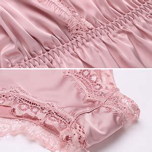 Amazon Adome Women Lingerie Bodysuit V Neck Teddy Lace Babydoll Satin Pajamas Nightwear