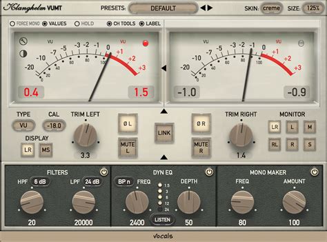 VUMT Deluxe By Klanghelm VU Meter Plugin VST VST3 Audio Unit AAX