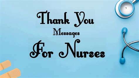 200 Thank You Messages For Nurses Appreciation Notes And Quotes