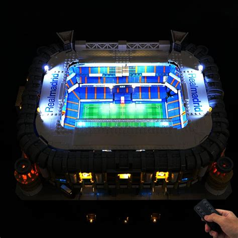 Juego De Luz Led Rc Para Lego Estadio Santiago Bernab U Bloques