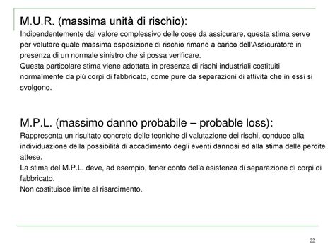 Valore Assicurativo E Riferimenti Al Contratto Assicurativo Property